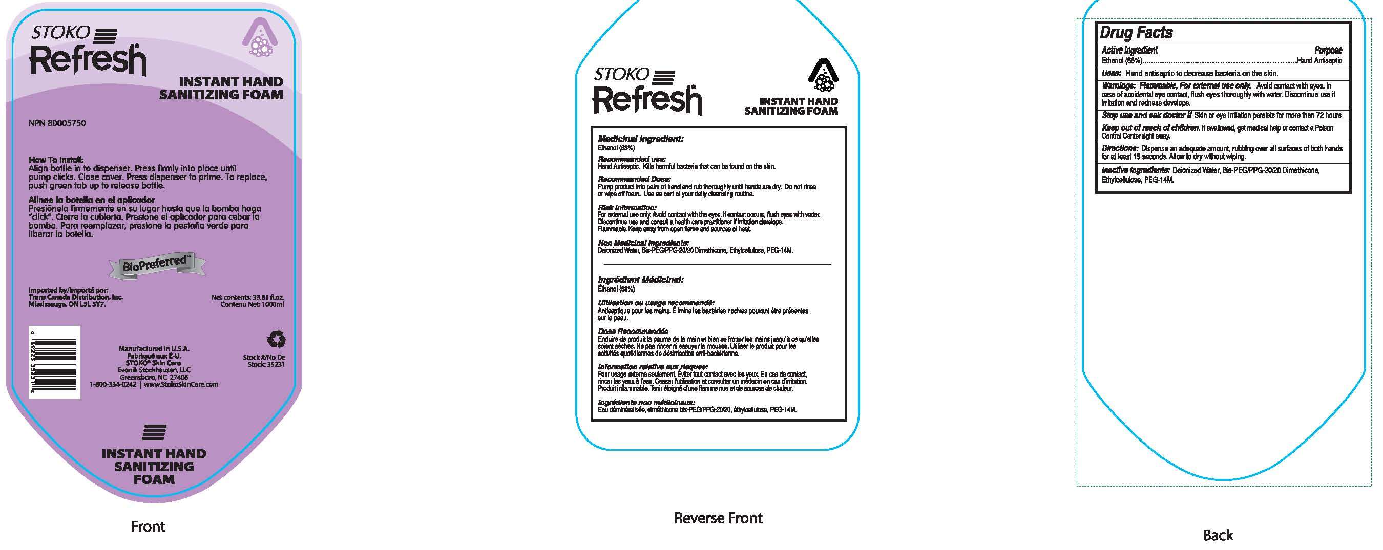 Refresh Foaming Instant Hand Sanitizer